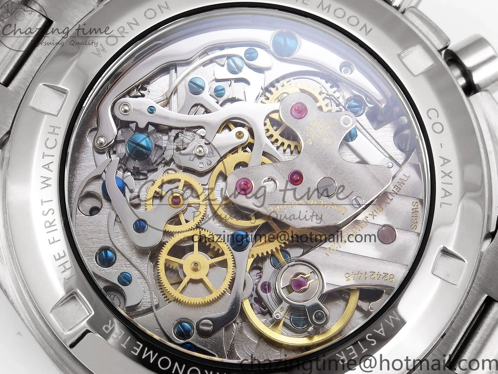 0304 Classic Speedmaster SS RMF Best Edition White Dial on SS Bracelet Lemania HW 7723